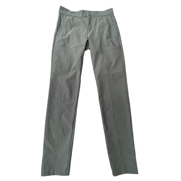 ATHLETA Wander Stash Skinny Pants - Olive Green - Size 0 - Picture 2 of 16